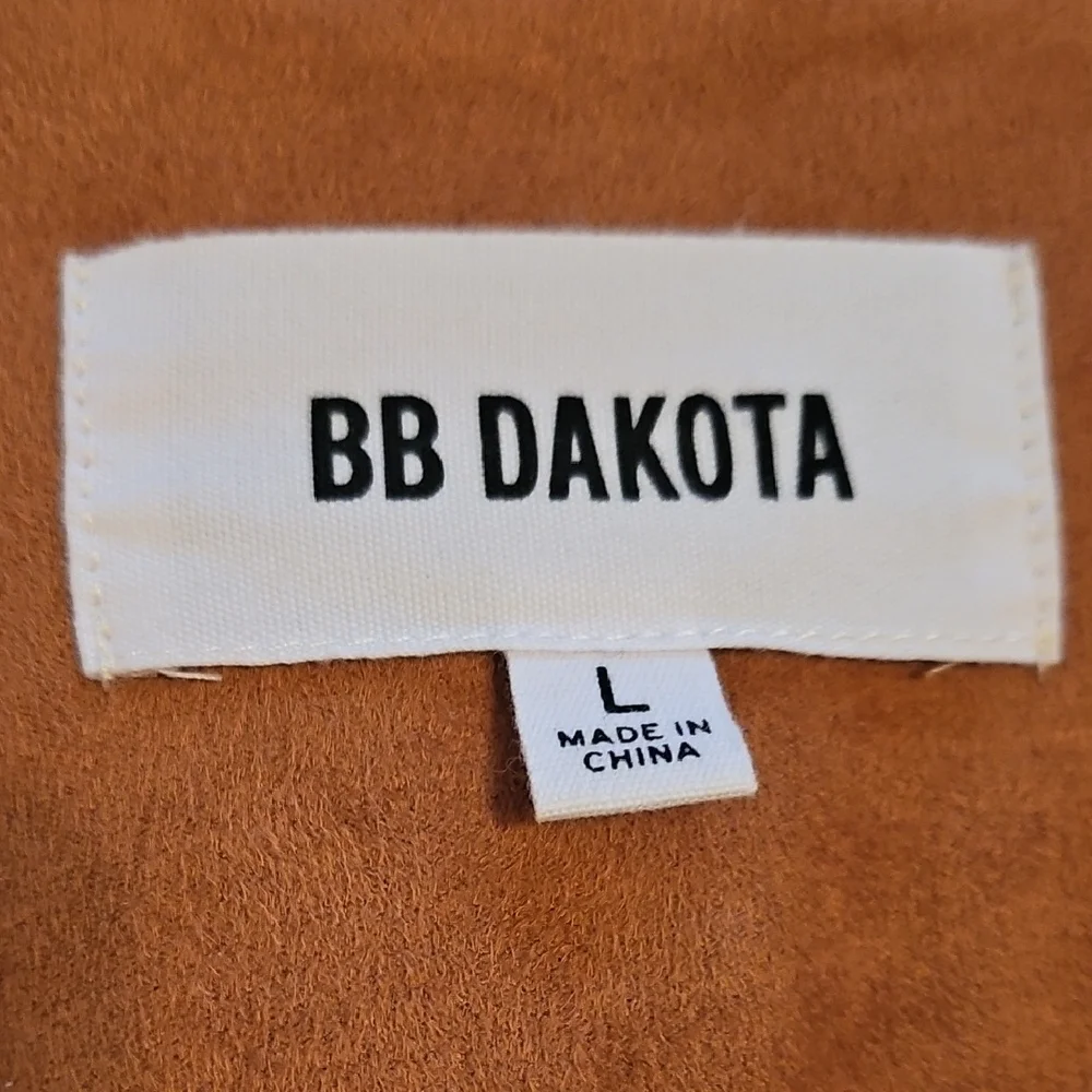 BB Dakota Faux Suede jacket- Size L - Picture 3 of 4